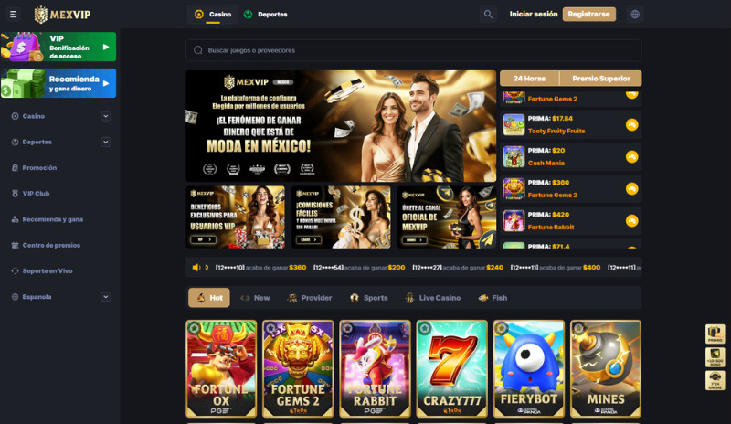 Que es MexVIP Casino