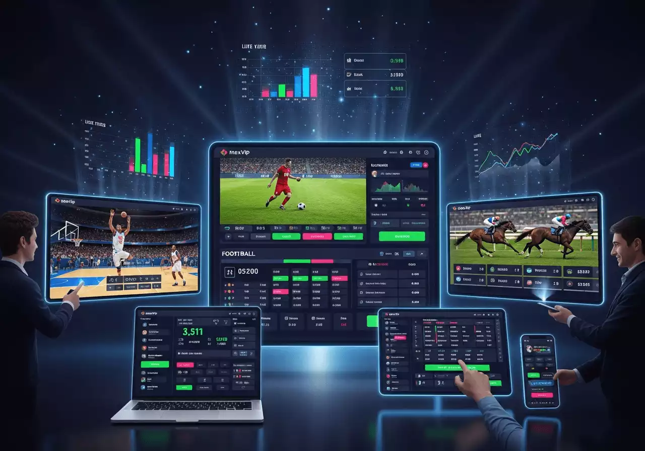 Escena de apuestas deportivas en MexVip